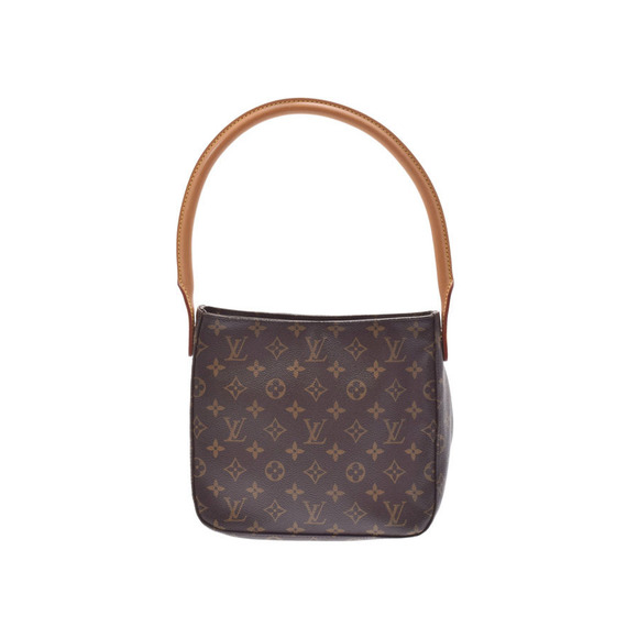 Louis Vuitton Monogram Looping Shoulder Bag Brown
